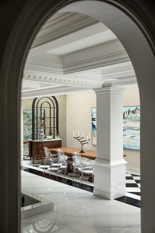 柳紹祖設(shè)計 | 鐫刻經(jīng)典 自在雅奢 杭州480㎡住宅美學(xué)鑒賞